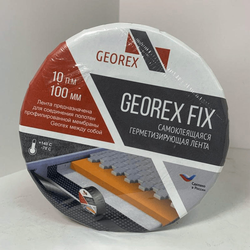 Лента самоклеящаяся GEOREX FIX односторонняя 10x10
