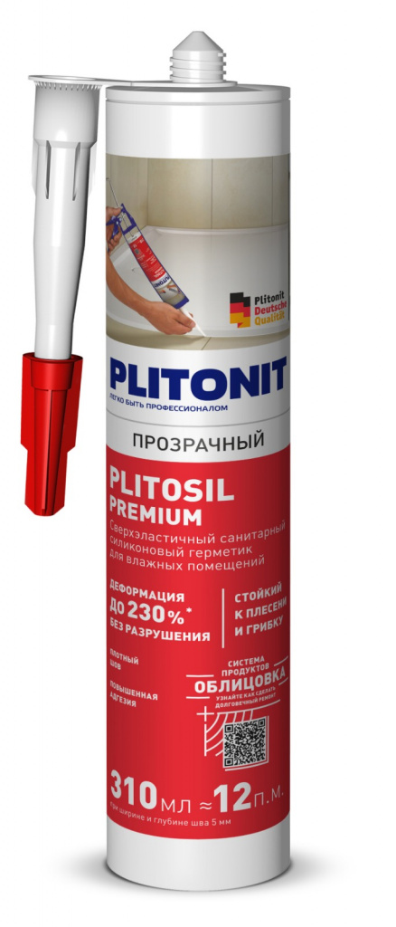 PLITOSIL Premium Герметик прозрачный